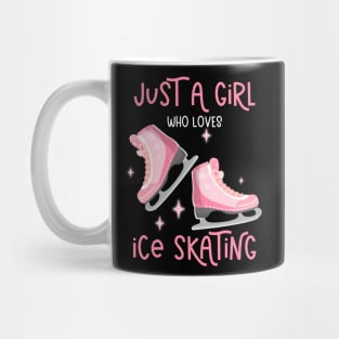 Just A Girl Who Loves Ice Skating Mug